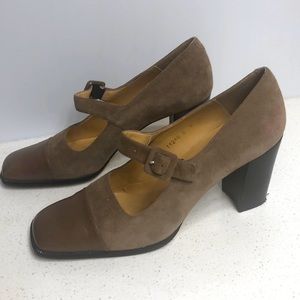 Sacha London Suede Mary Jane Heels 8